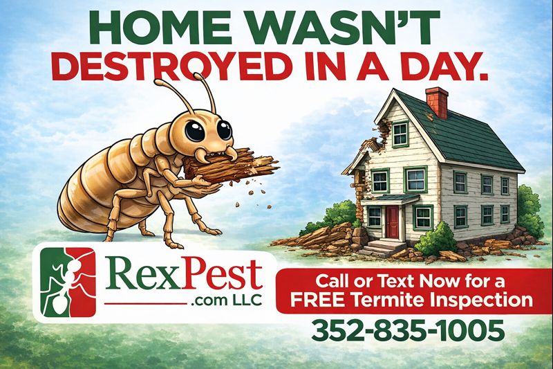 Subterranean Termite Swarm warning in Spring Hill Free Termite Inspection In Hudson Florida