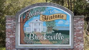 Entrance sign to Historic Brooksville, Florida where RexPest provides local pest control services