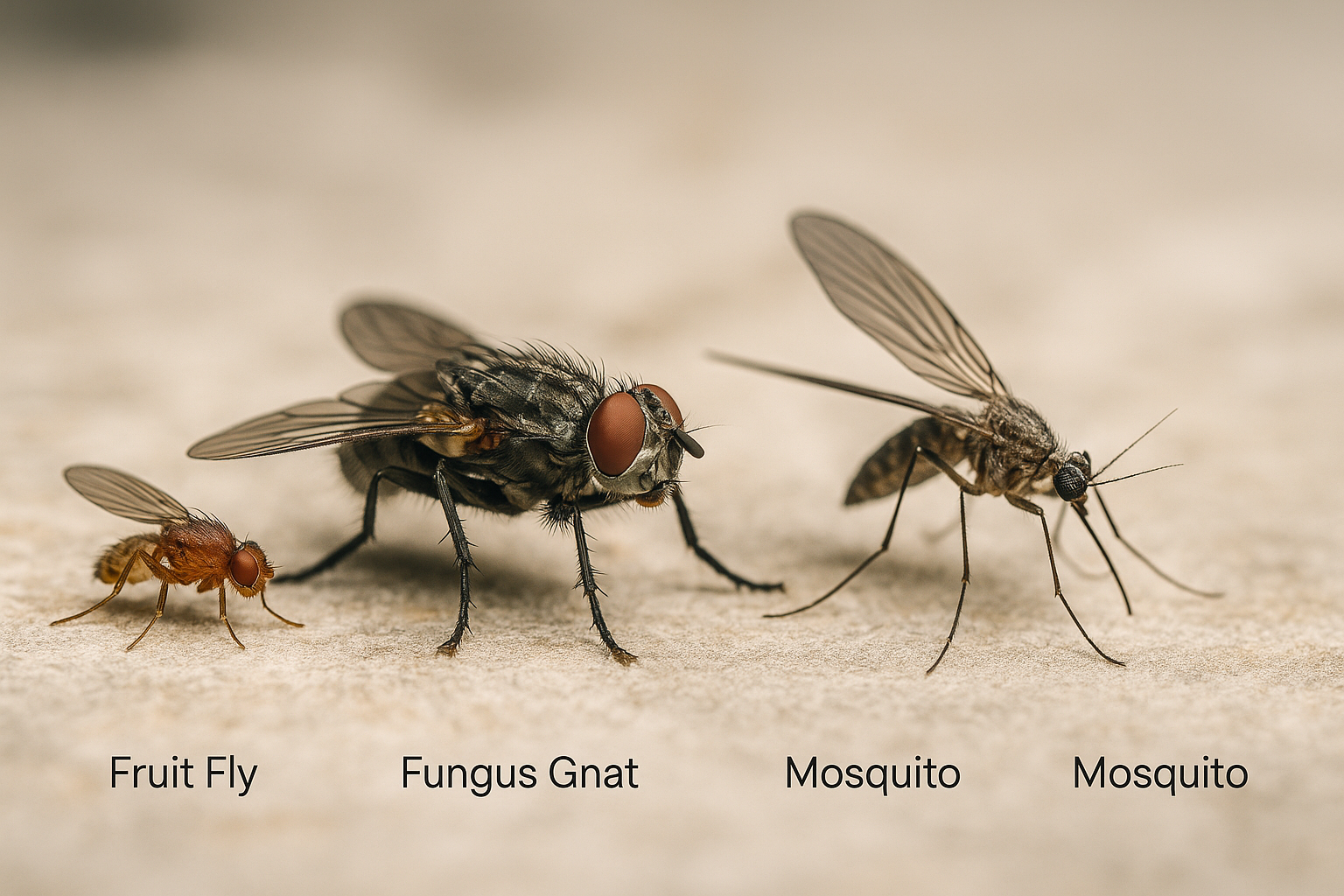 Pests We Treat Flies and gnats around a home entry point, treated by RexPest pest control services
