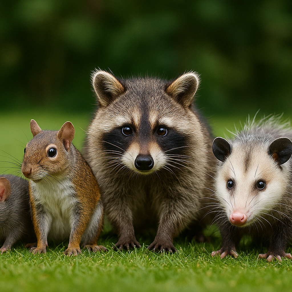 Pests We Treat Rodent entering a home, representing wildlife and rodent control services by RexPest